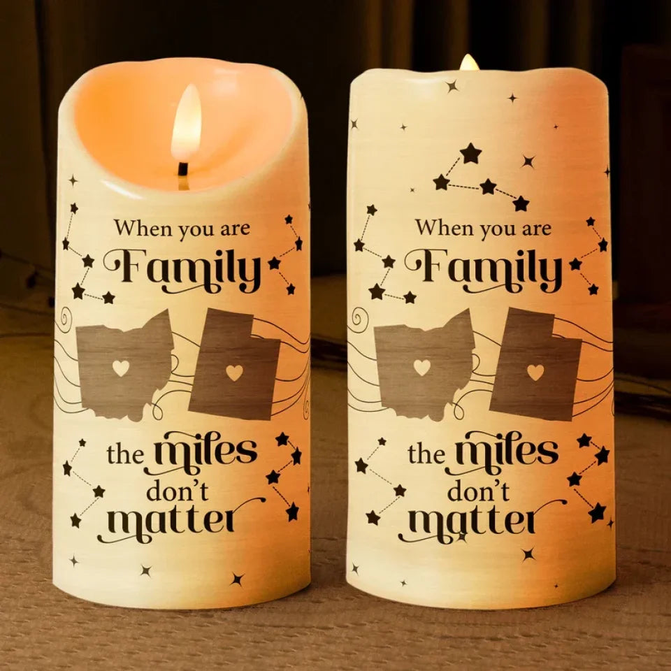 Family-The-Miles-Don_T-Matter-Personalized-LED-Candle_1