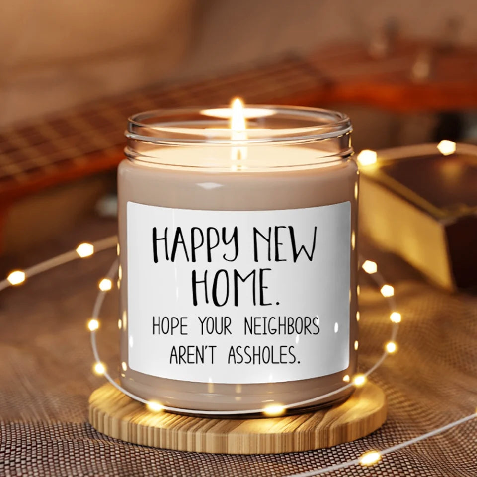 House Warming Presents - Gifts for Home - Funny Housewarming Gifts - New Home Owner Gift - New House Gift for BFF - 9oz Scented Candle