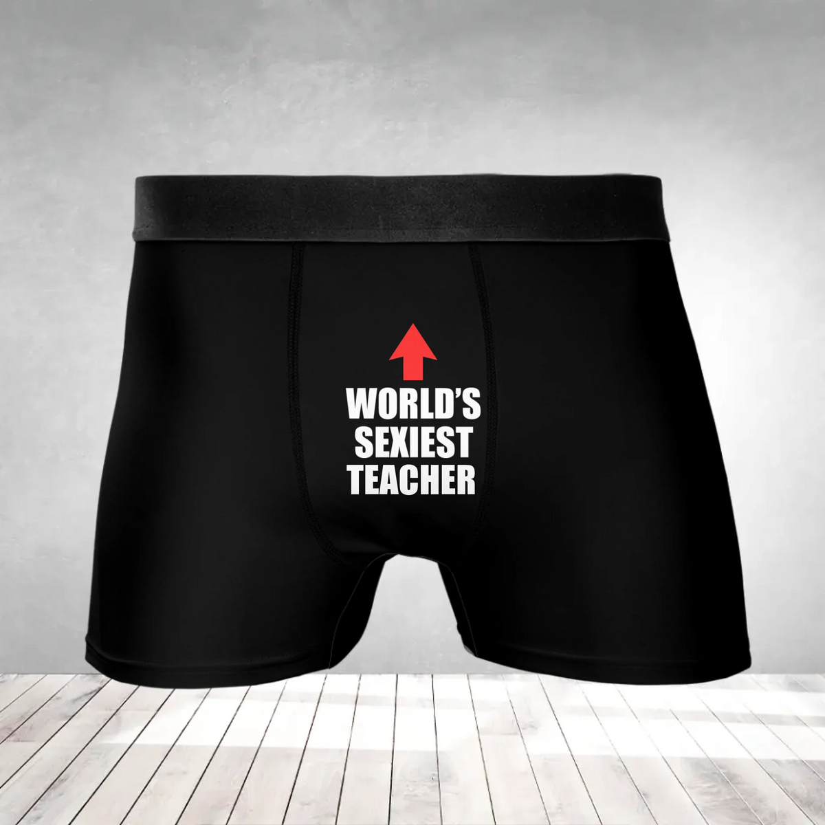 World's Sexiest - Personalized Men's Boxer with Job's Name - Funny Gift for Him