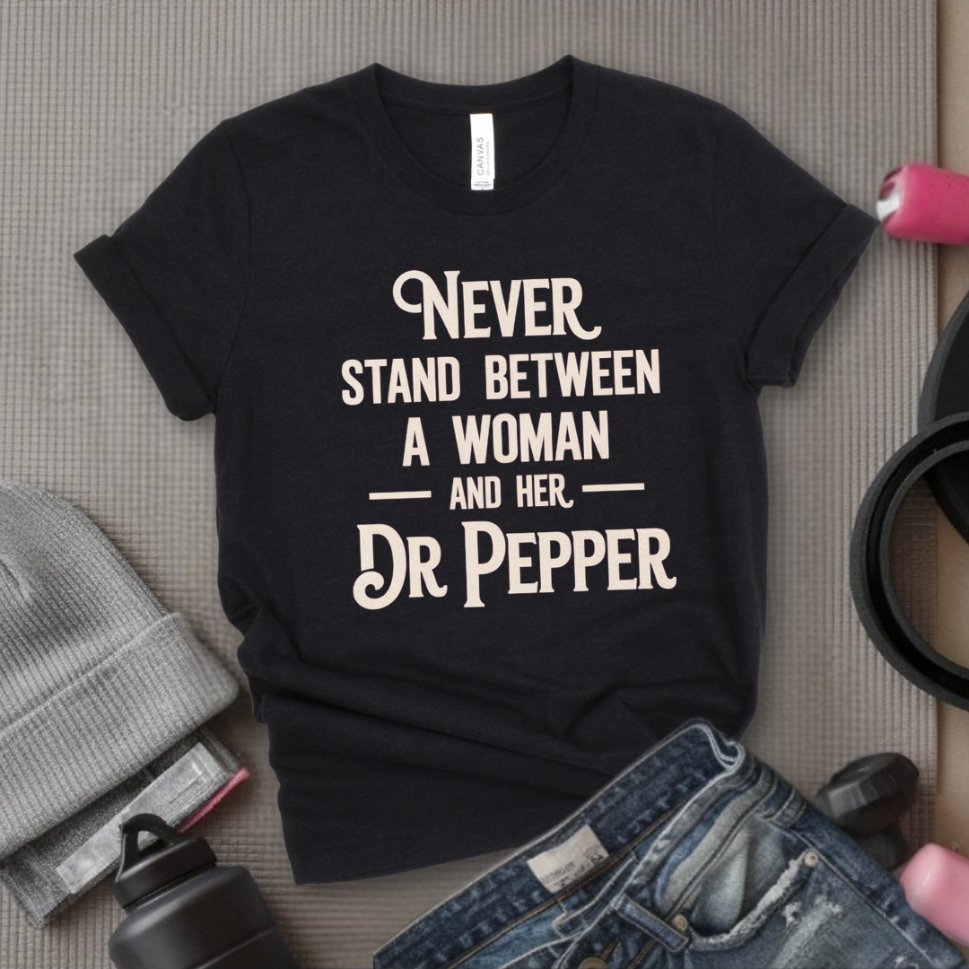 Never Stand Between a Woman and Her - Women Empowerment Tee - Gift for Her - Bella Canvas 3001