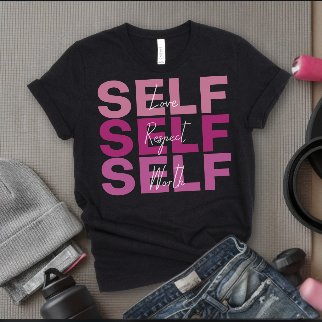 Empowering Self Love Tee - Unisex Jersey Short Sleeve Shirt - Bella Canvas 3001