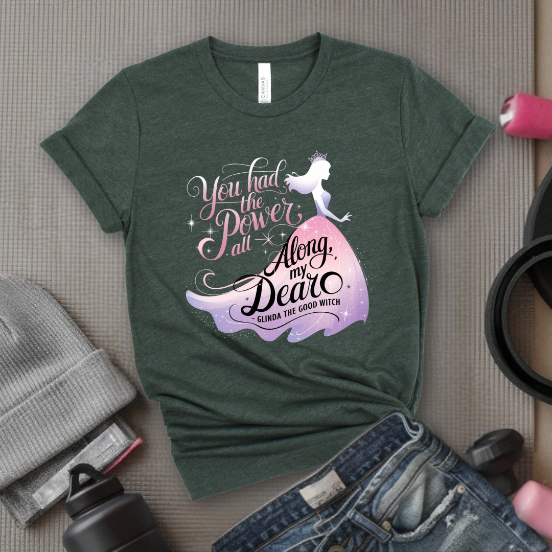 You Had The Power All Along  - Women Empowerment Tshirt - Gift for Strong Women, Feminists - Bella Canvas 3001