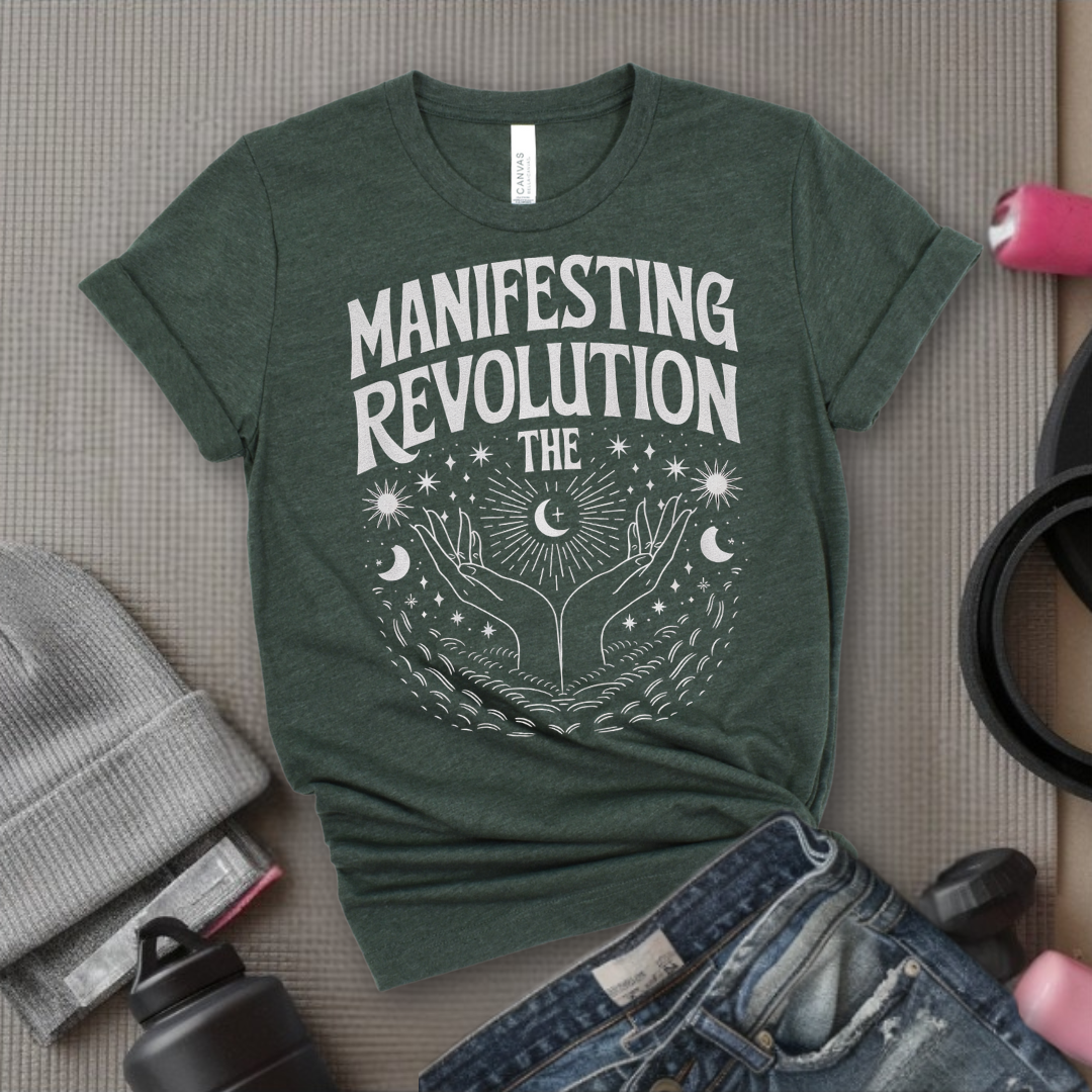 Manifesting The Revolution Shirt,  Equality Shirt, Women's Rights Shirt, Feminist Gift - Bella Canvas 3001