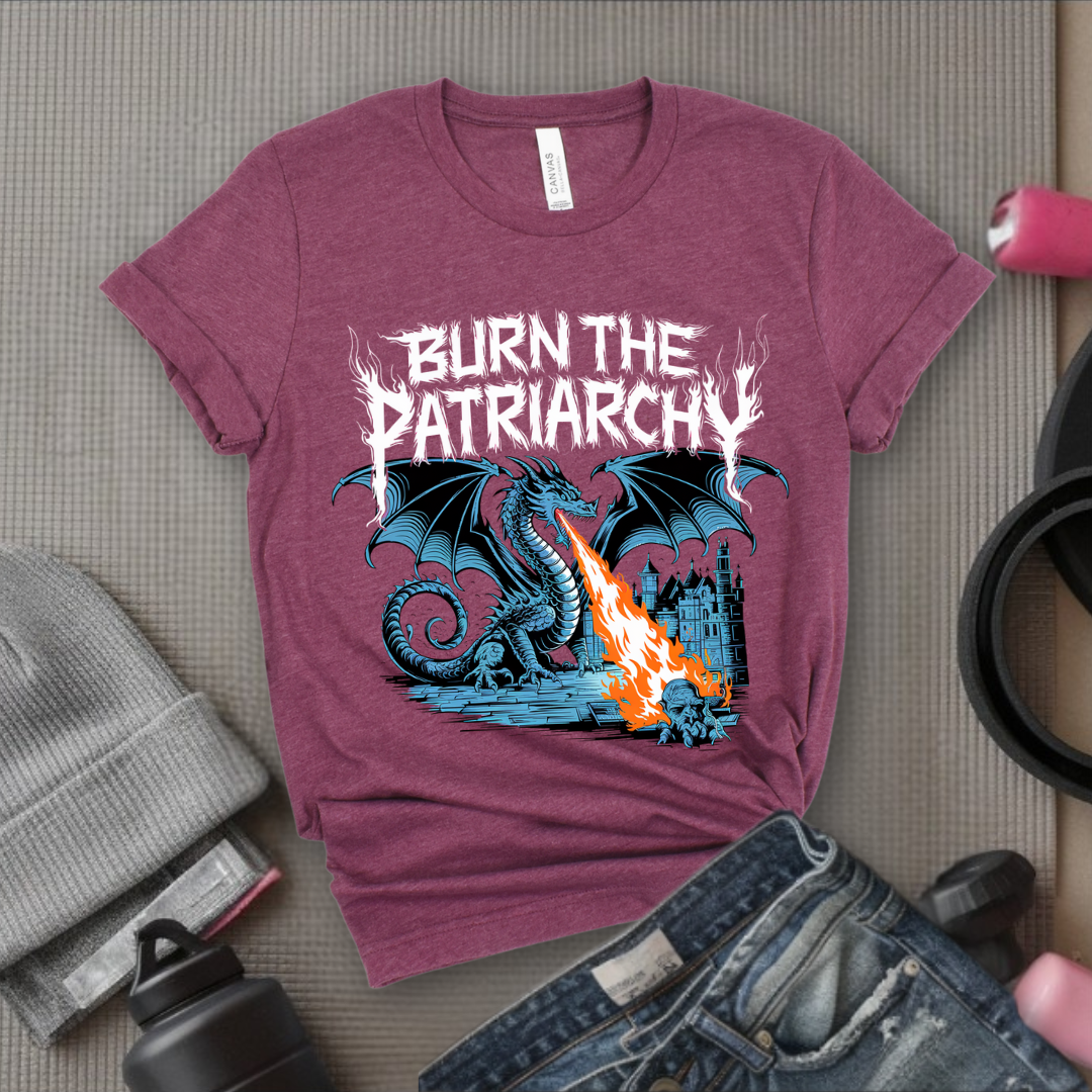 Burn The Patriarchy - Bold Women In History Tee - Mother's Day Gift - Gifts for Her - Feminist Tee - Bella Canvas 3001