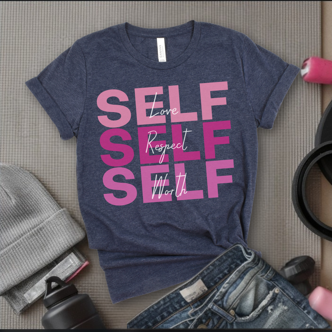 Empowering Self Love Tee - Unisex Jersey Short Sleeve Shirt - Bella Canvas 3001