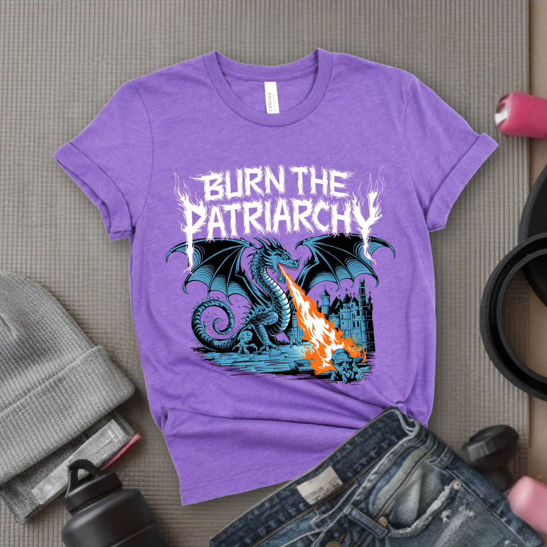 Burn The Patriarchy - Bold Women In History Tee - Mother's Day Gift - Gifts for Her - Feminist Tee - Bella Canvas 3001