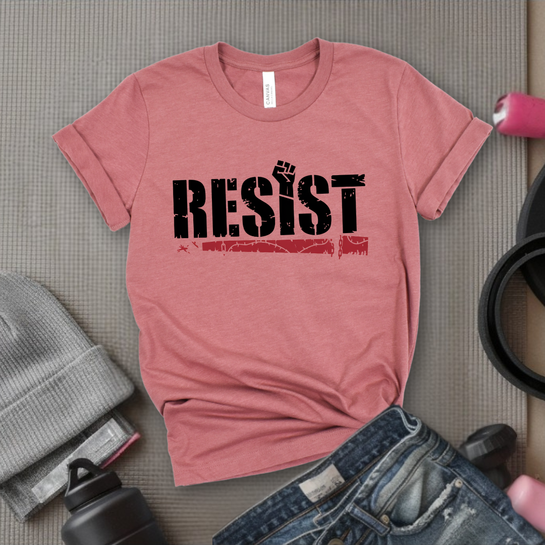 Resist Fist Hand T-shirt - Unisex Jersey Short Sleeve Shirt - Gift for Feminists - Resist Fist Hand T-shirt - Feminism Inspired Tee - Unisex Jersey Short Sleeve Shirt - - Bella Canvas 3001
