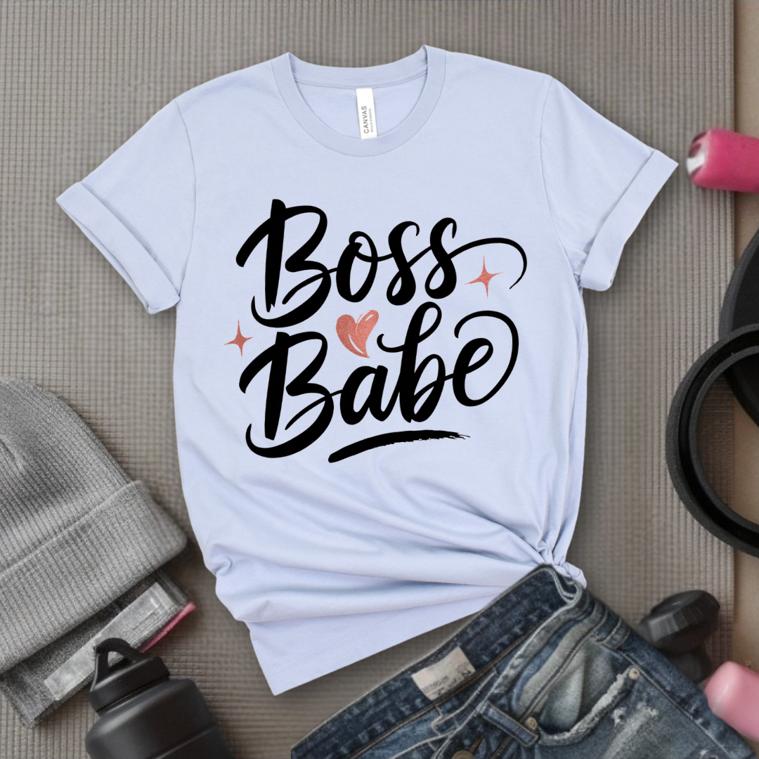Boss Babe - Strong Women T-Shirts - Unisex Jersey Short Sleeve Shirt - Gift for Feminists - Self Gift - Bella Canvas 3001