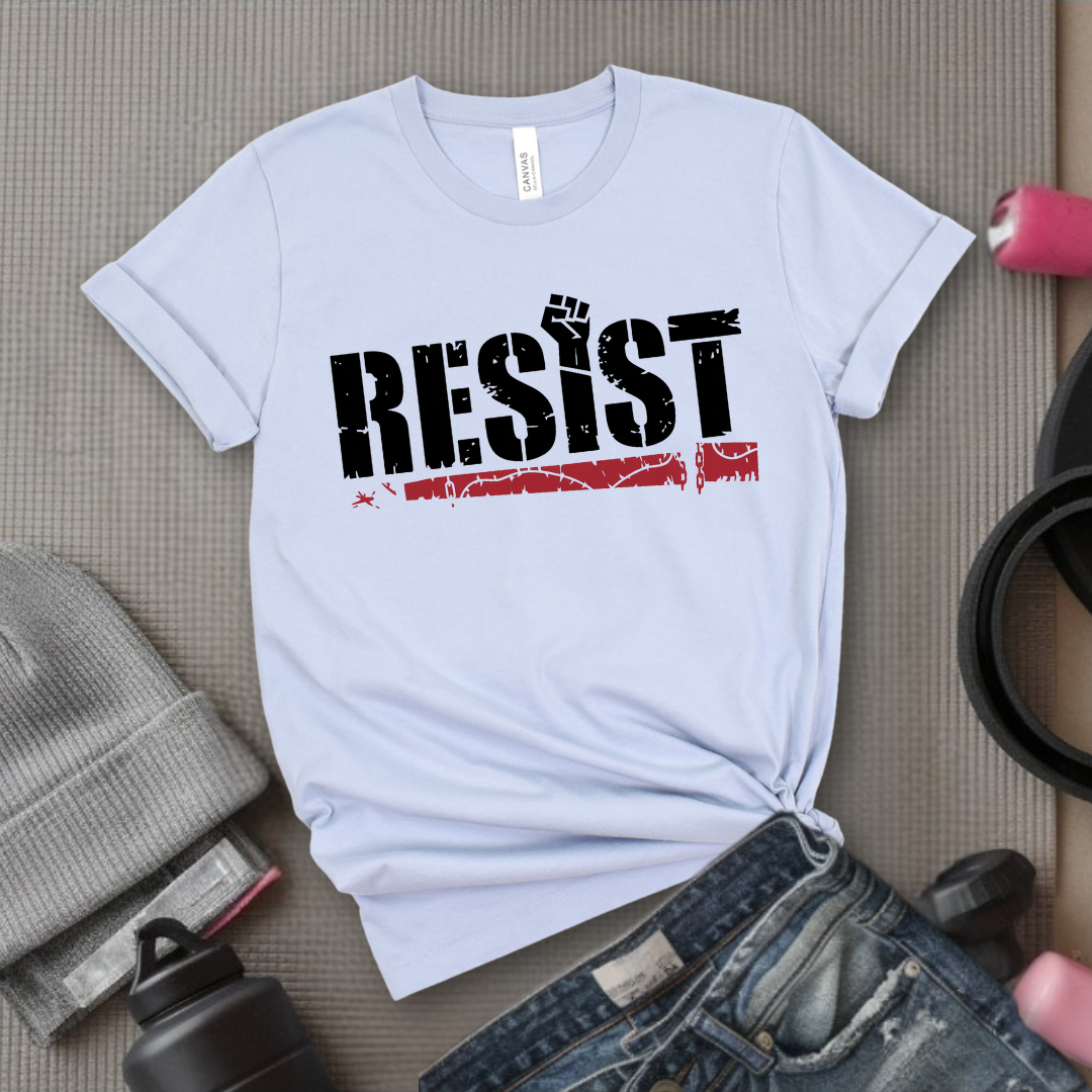 Resist Fist Hand T-shirt - Unisex Jersey Short Sleeve Shirt - Gift for Feminists - Resist Fist Hand T-shirt - Feminism Inspired Tee - Unisex Jersey Short Sleeve Shirt - - Bella Canvas 3001