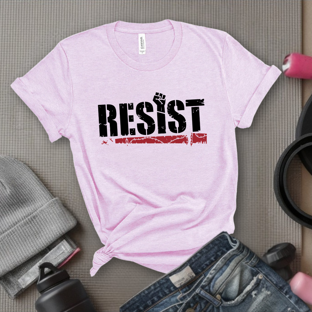 Resist Fist Hand T-shirt - Unisex Jersey Short Sleeve Shirt - Gift for Feminists - Resist Fist Hand T-shirt - Feminism Inspired Tee - Unisex Jersey Short Sleeve Shirt - - Bella Canvas 3001