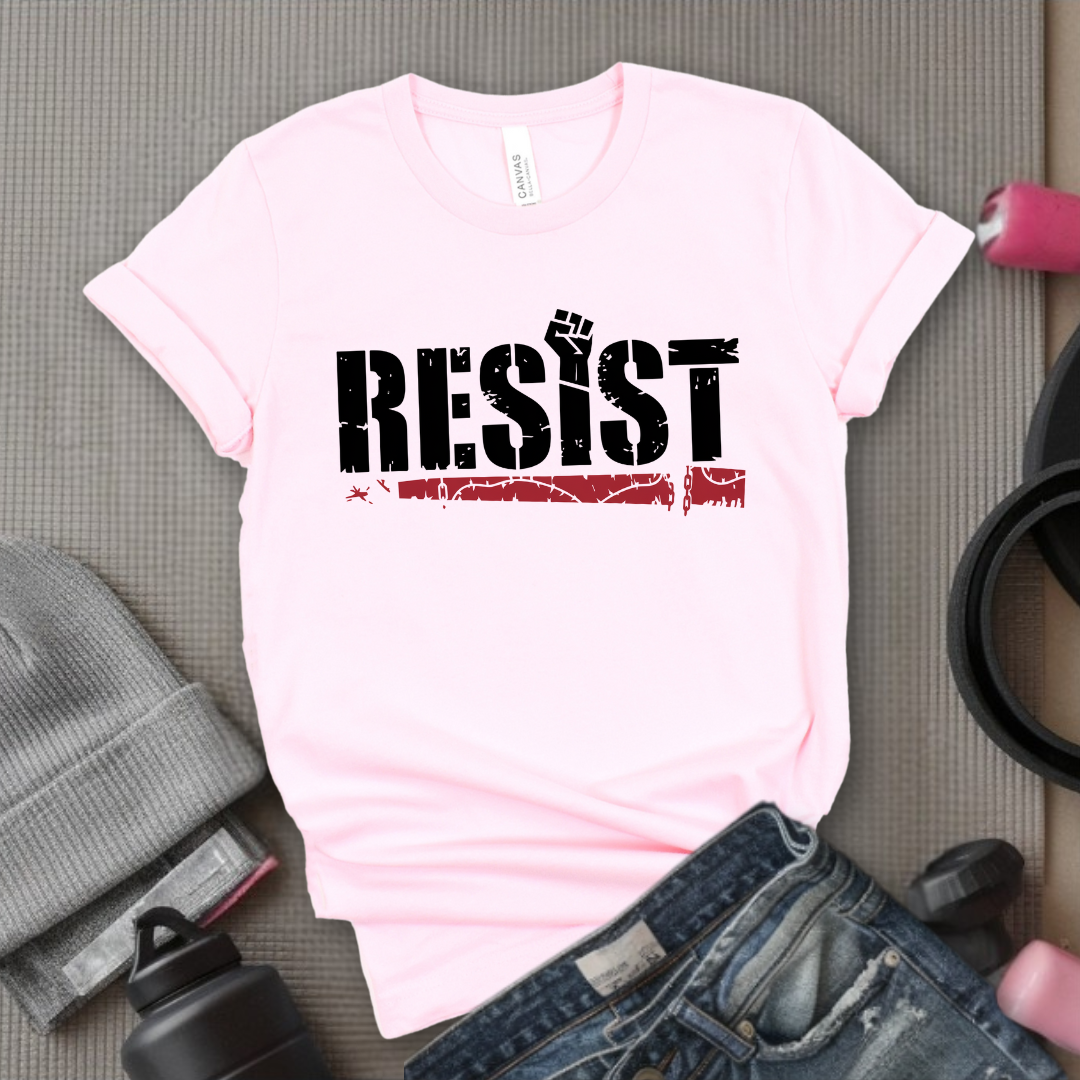 Resist Fist Hand T-shirt - Unisex Jersey Short Sleeve Shirt - Gift for Feminists - Resist Fist Hand T-shirt - Feminism Inspired Tee - Unisex Jersey Short Sleeve Shirt - - Bella Canvas 3001