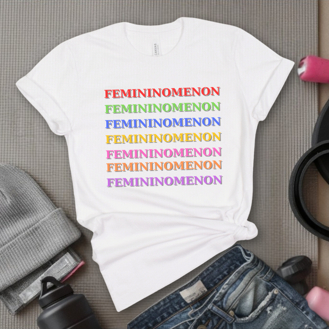 Femininomenon Shirt - Feminist T-Shirt - Women Empowerment Tee - Bella Canvas 3001