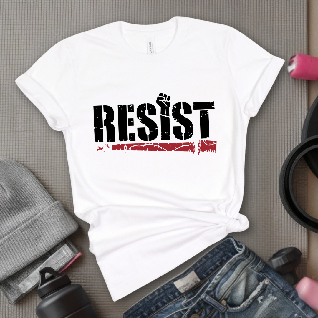 Resist Fist Hand T-shirt - Unisex Jersey Short Sleeve Shirt - Gift for Feminists - Resist Fist Hand T-shirt - Feminism Inspired Tee - Unisex Jersey Short Sleeve Shirt - - Bella Canvas 3001