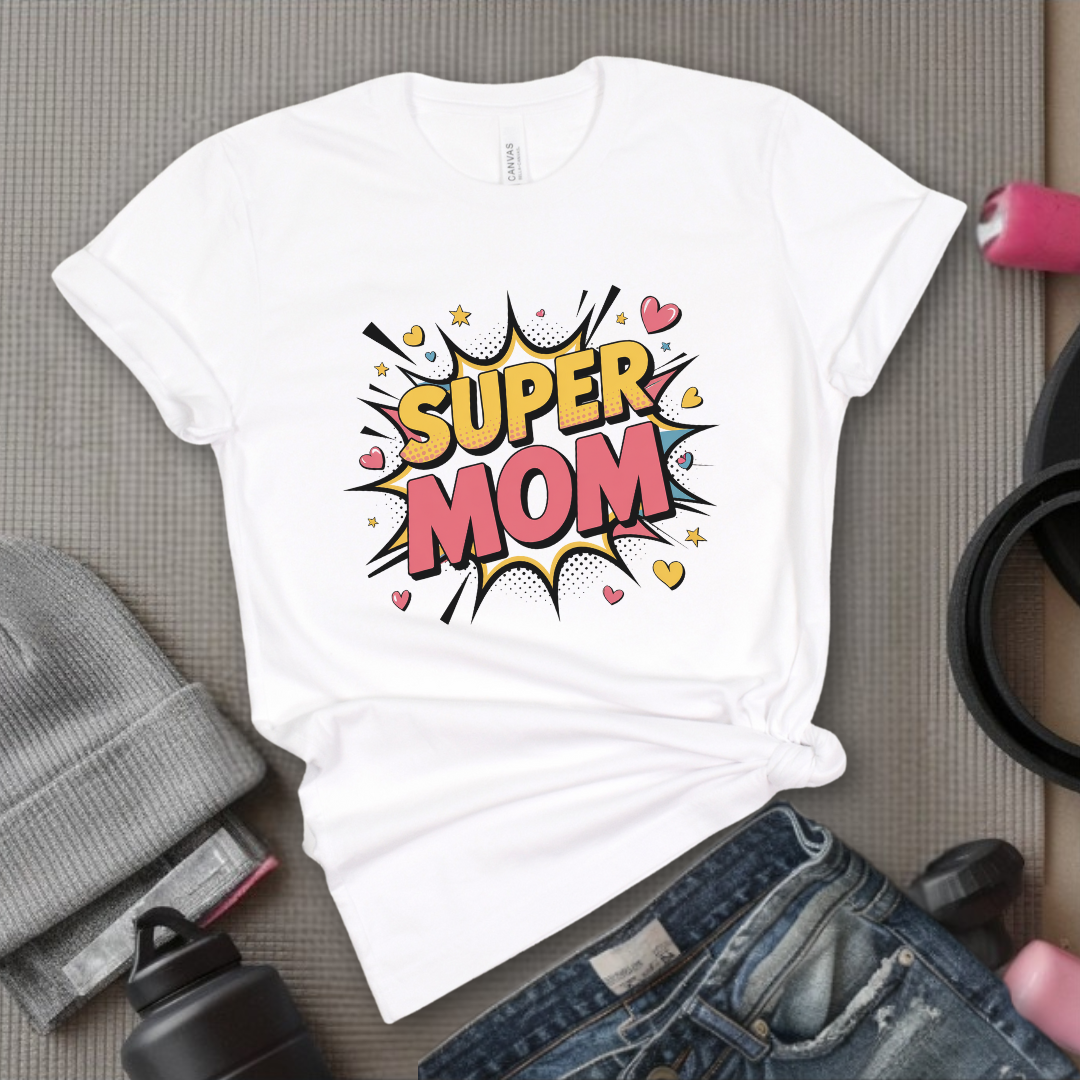 Super Mom Shirts Power Mom Shirts - Mother's Day Gifts - Women Empower Feminist Tee - Bella Canvas 3001