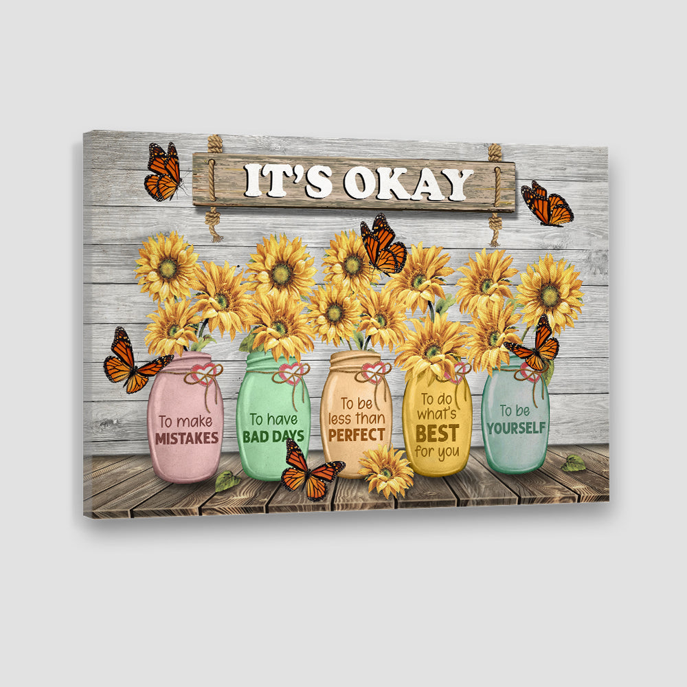 It's Okay Mommy - Personalized Canvas/Poster - Gift for Mom