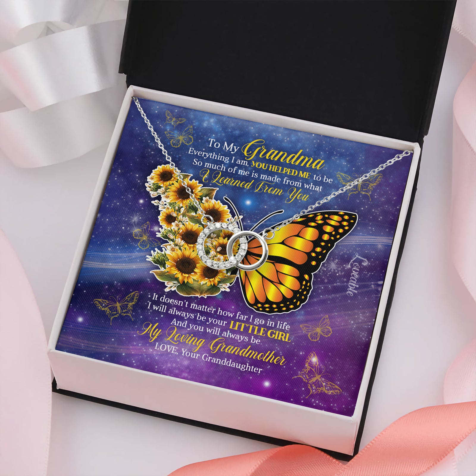 white gold grandma necklace