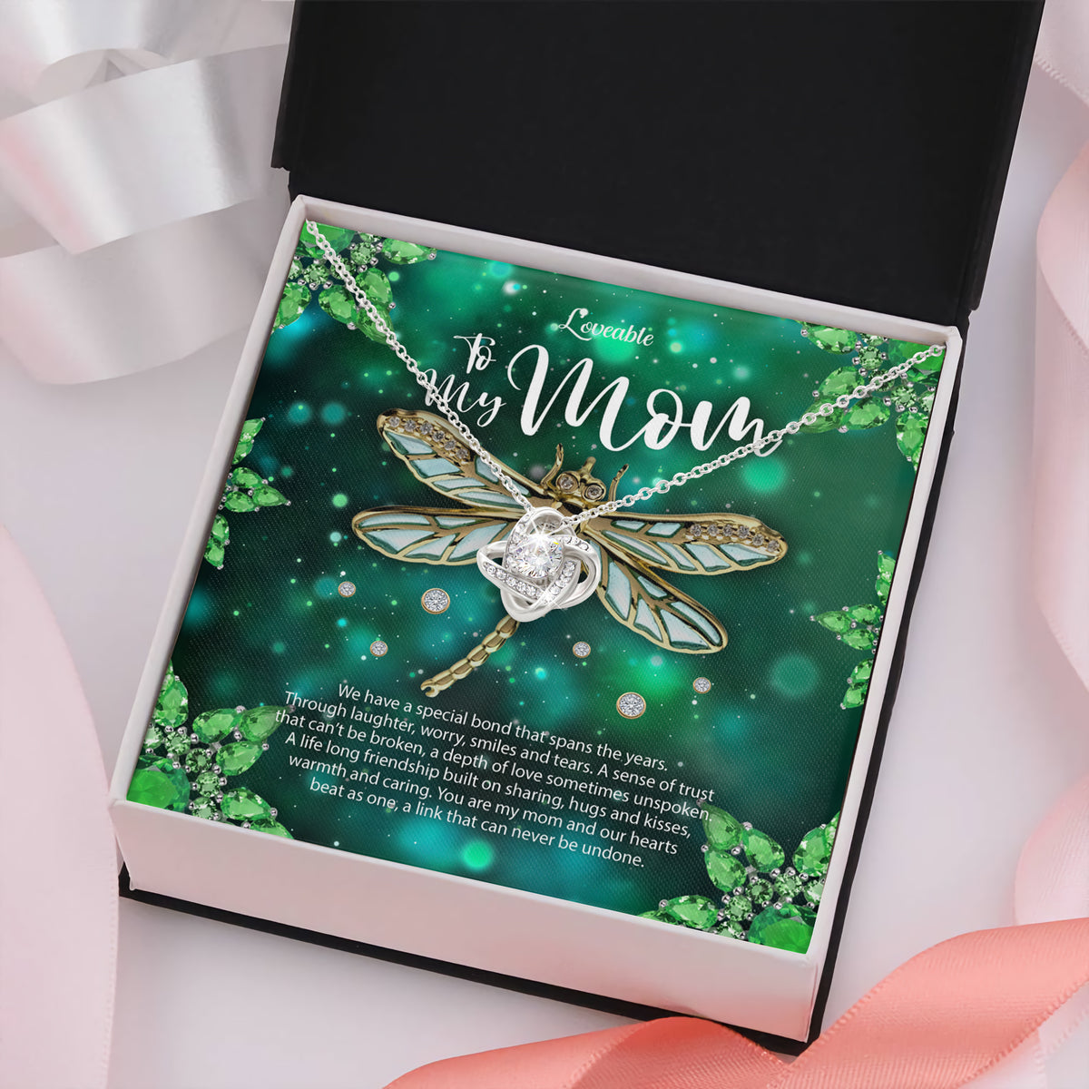 white gold initial necklace for moms