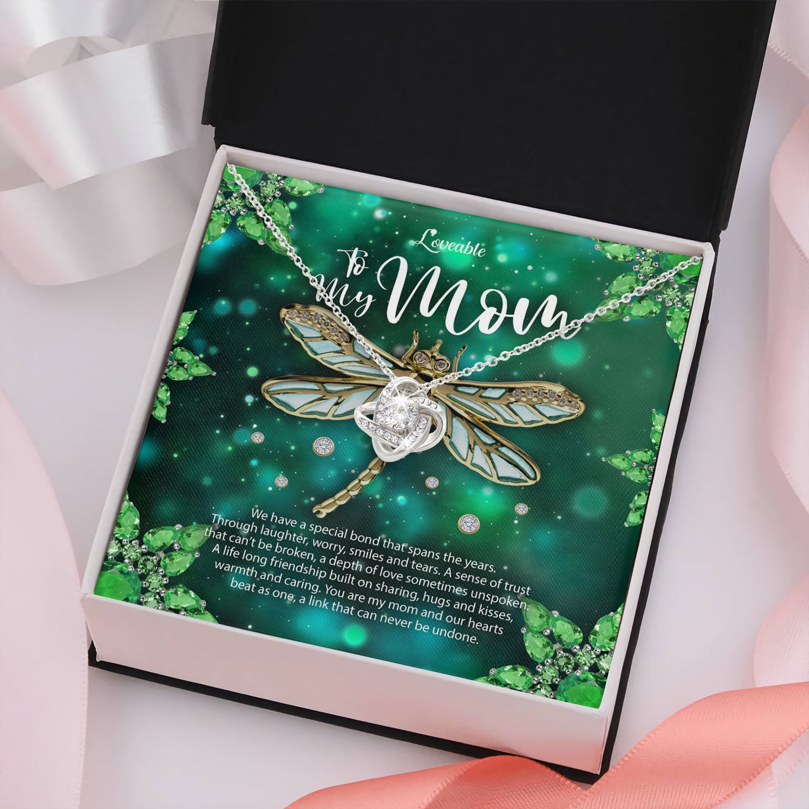 white gold initial necklace for moms