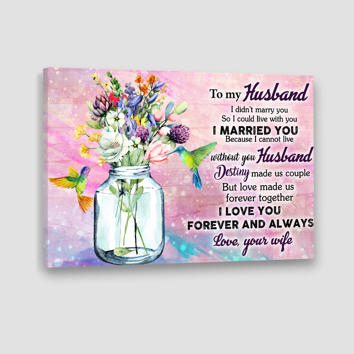 forever love with loveable canvas/poster