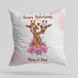 Mom and Dad Canvas Loveable Pillow
