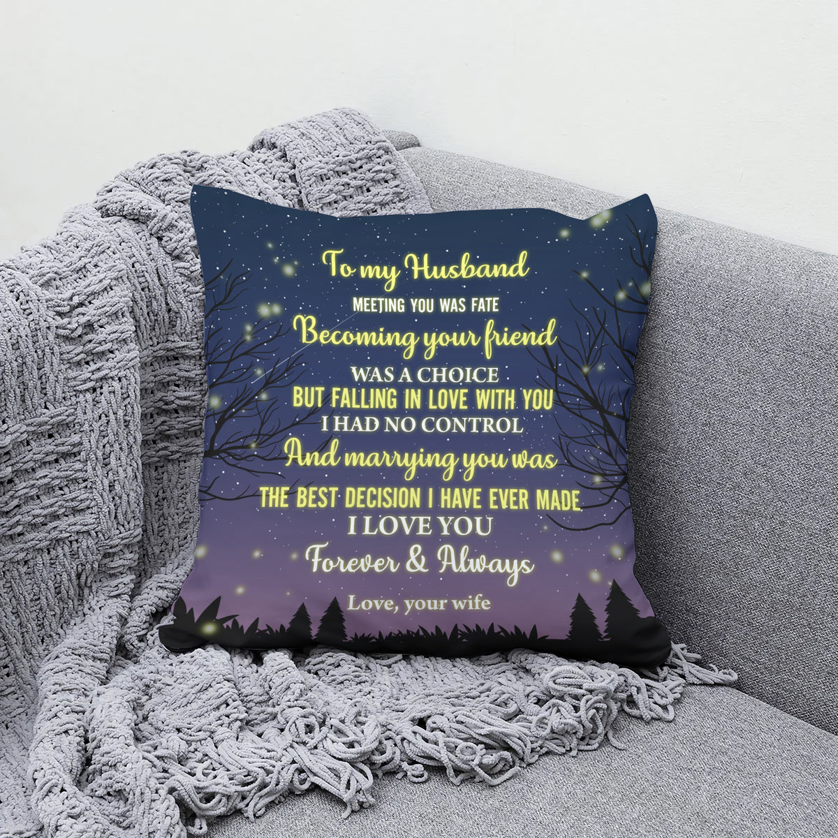 linen pillows for couple