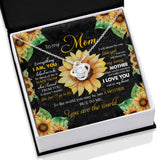 white gold my mom necklace