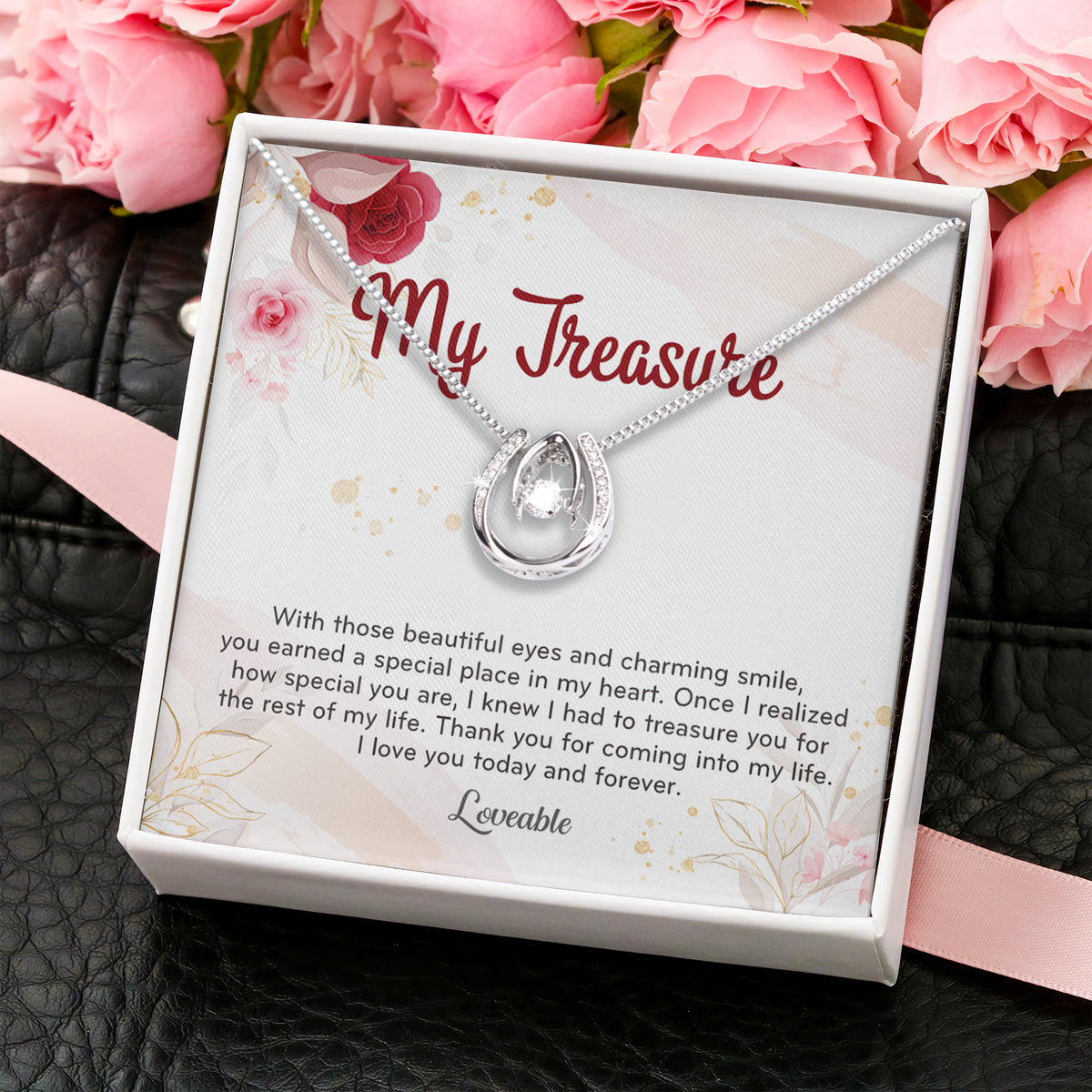 white gold necklace for wife