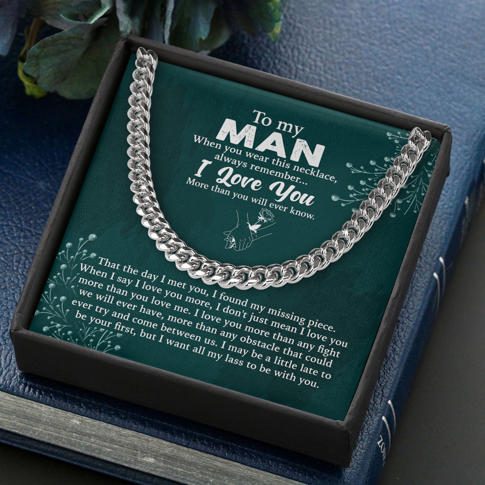 personalized necklace for my man