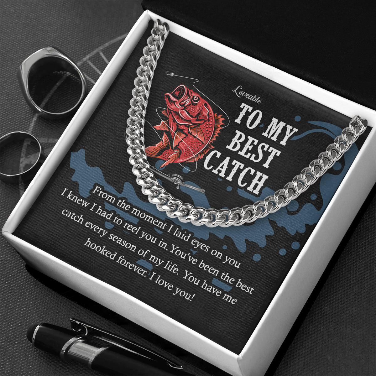 personalized necklace for husband