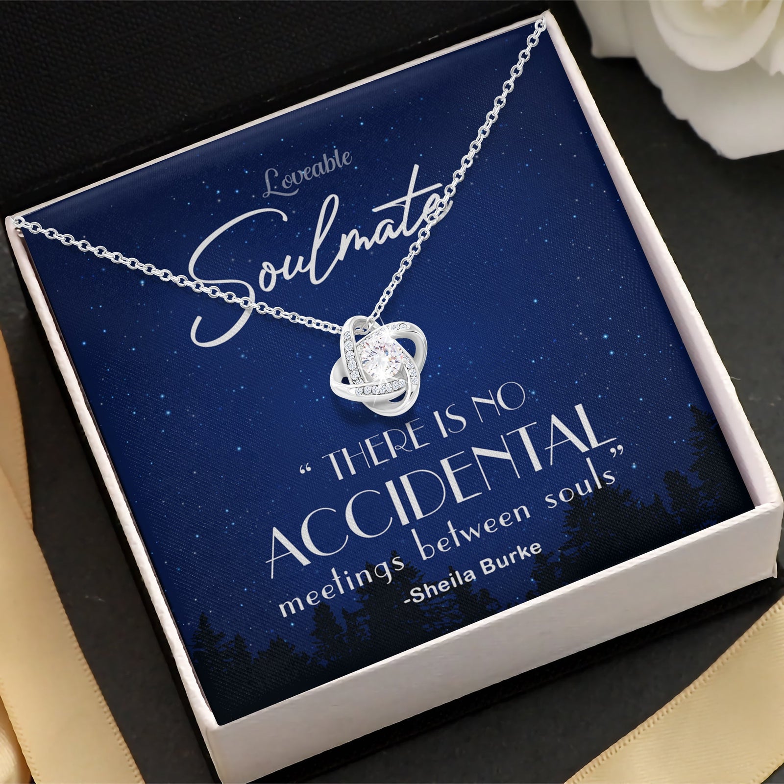 To My Soulmate Personalized Necklace