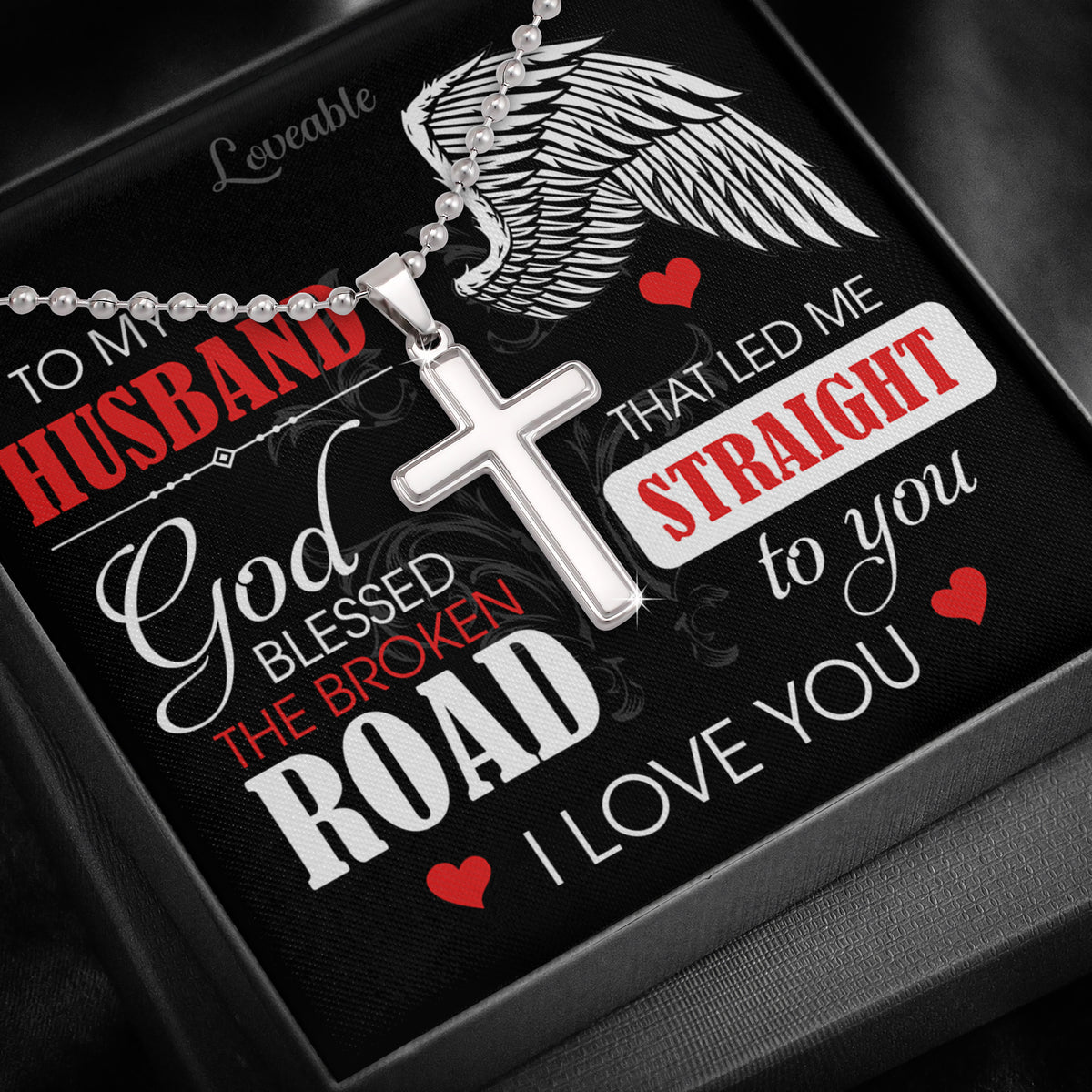 Personalized Cross Necklace - Gifts for Him