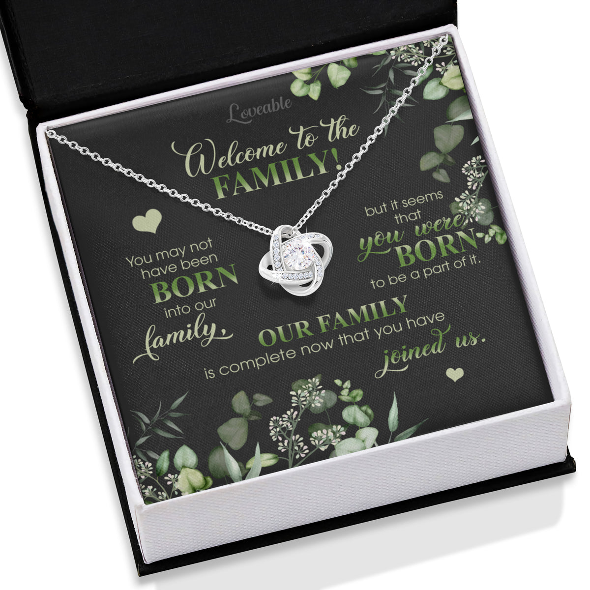 Welcome to the Family - Personalized Necklace - Iron Gifts for Daughter-in-law
