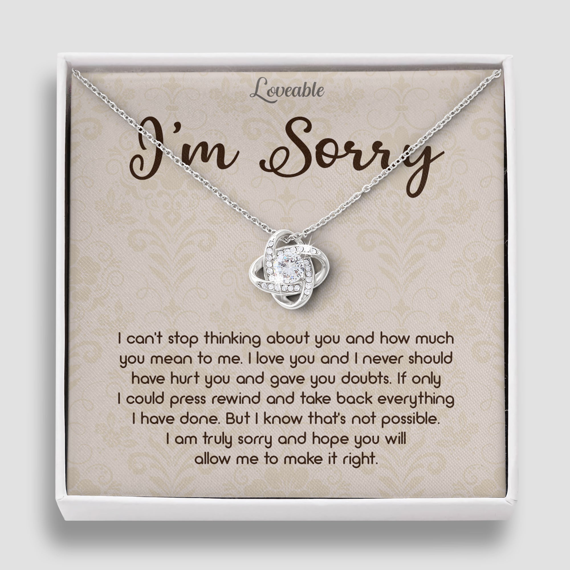 I'm truly sorry and hope you will allow me to make it right - Best Sorry Gifts for Wife