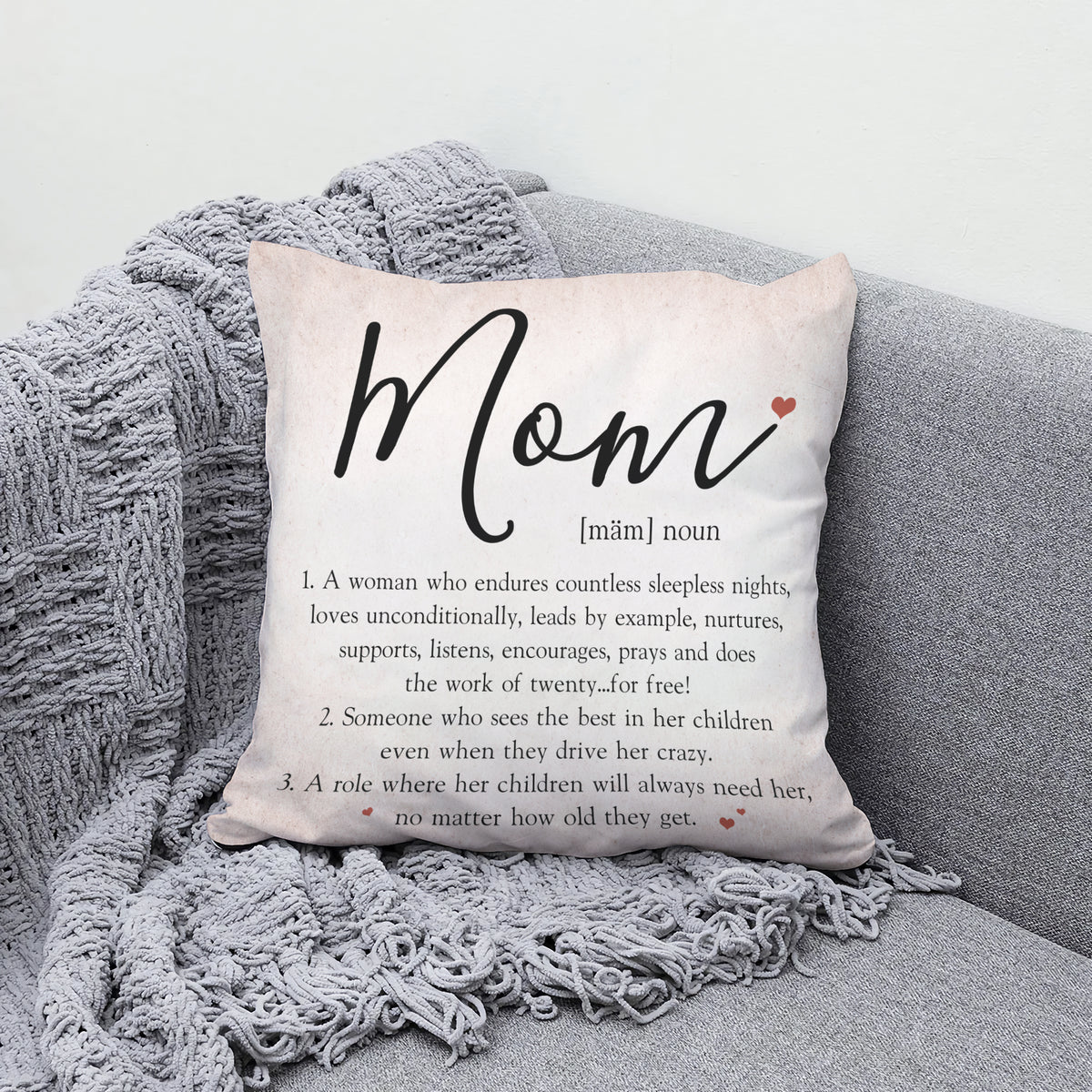 Best Birthday Gift Ideas for Mom - Canvas Pillow - 207HNTTPI441