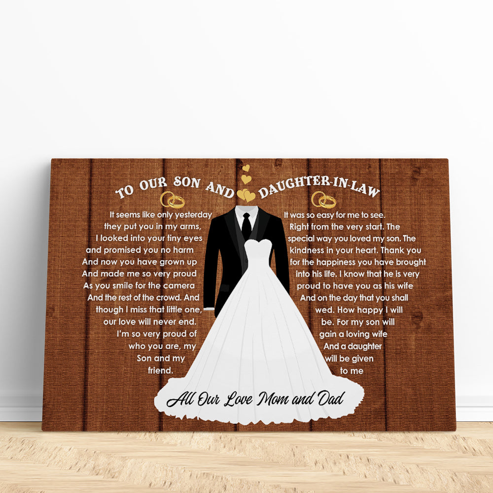  Wedding Gifts Canvas Poster
