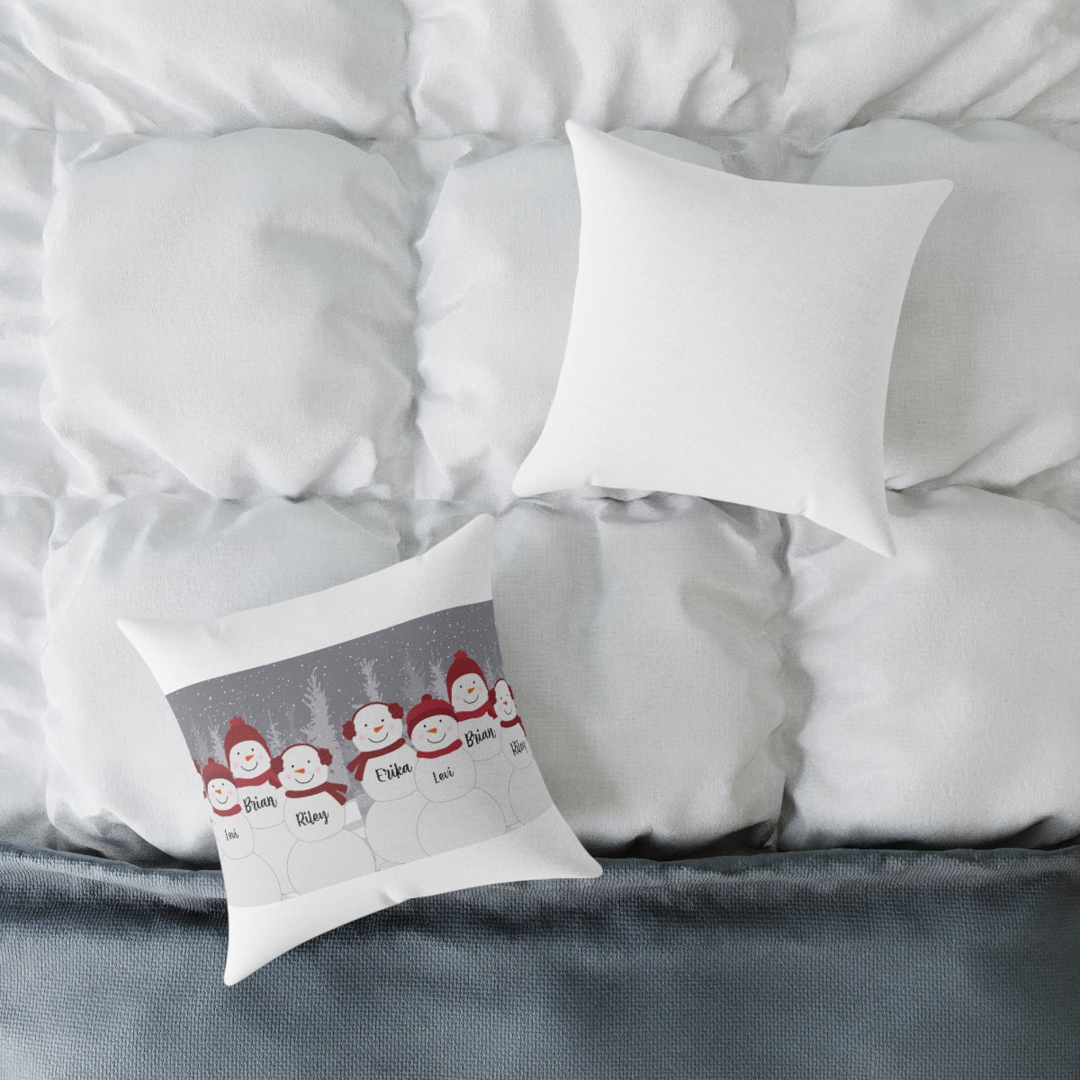 Spun Polyester Personalized Pillow
