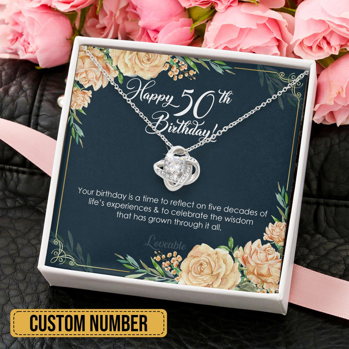 white gold necklace for mom