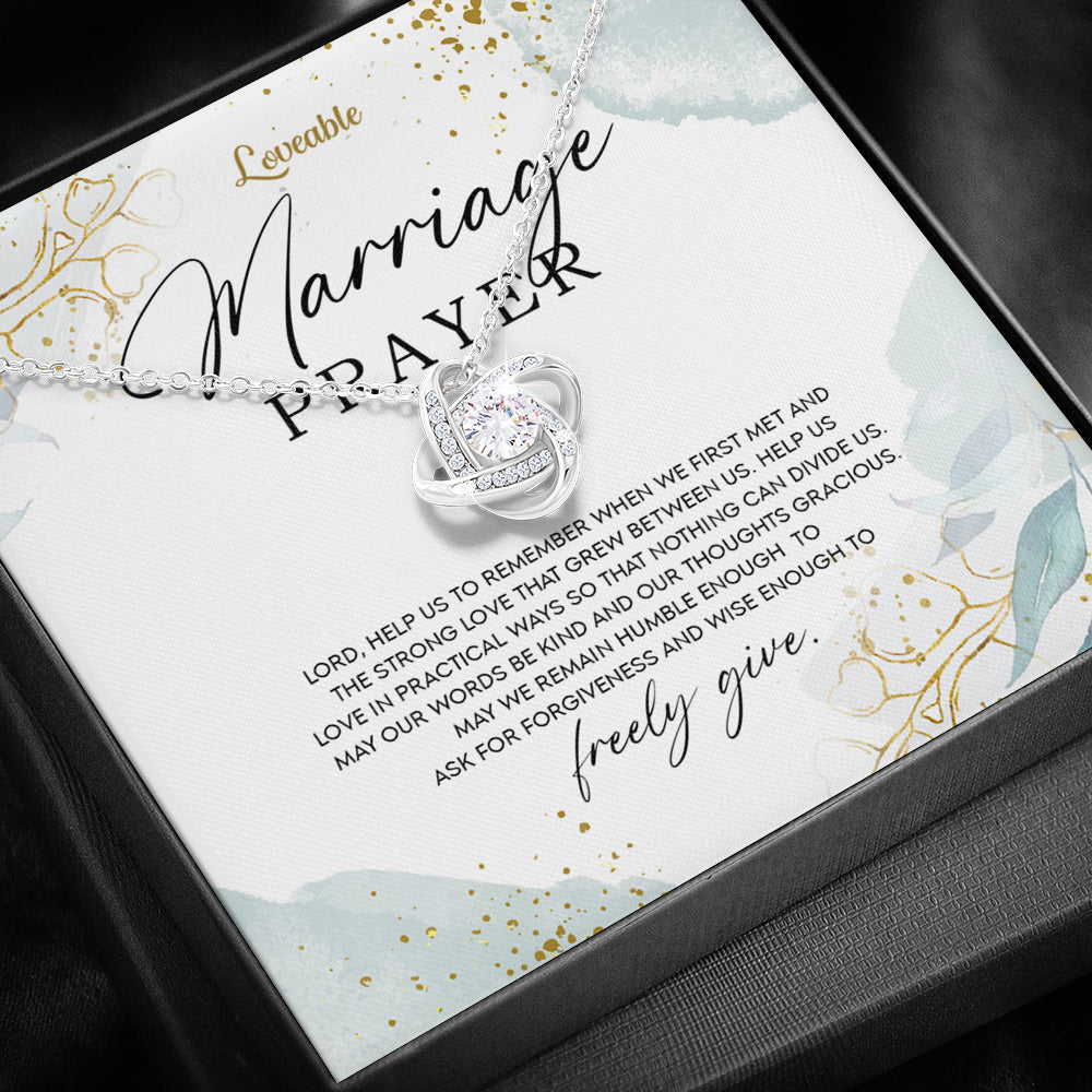 Marriage Prayer Personalized Necklace