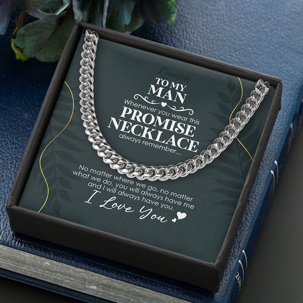 personalized necklace for husband