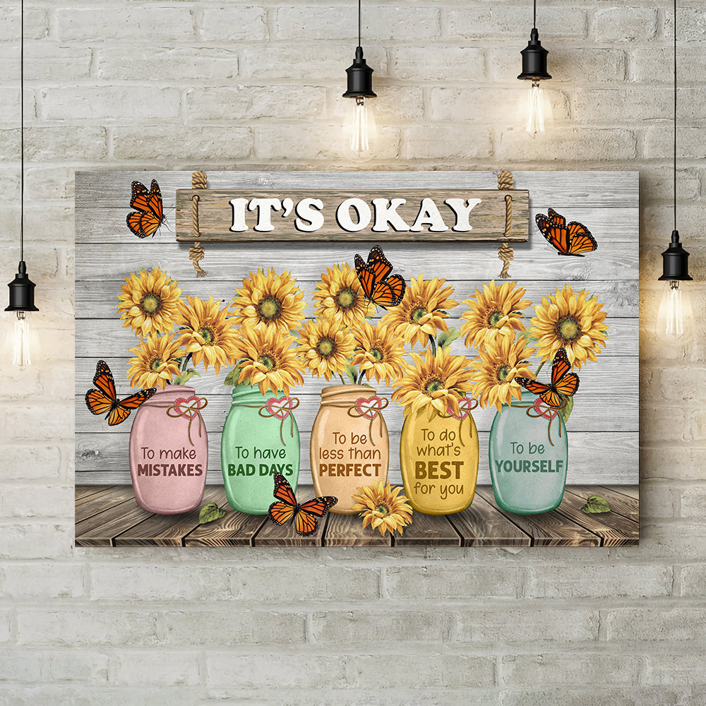 It's Okay Mommy - Personalized Canvas/Poster - Gift for Mom