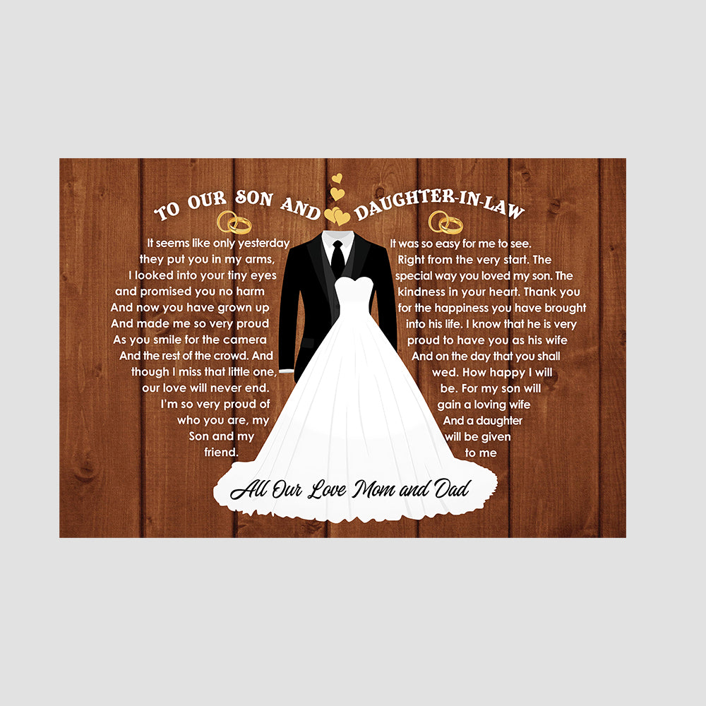 Canvas Poster for Daughter in law