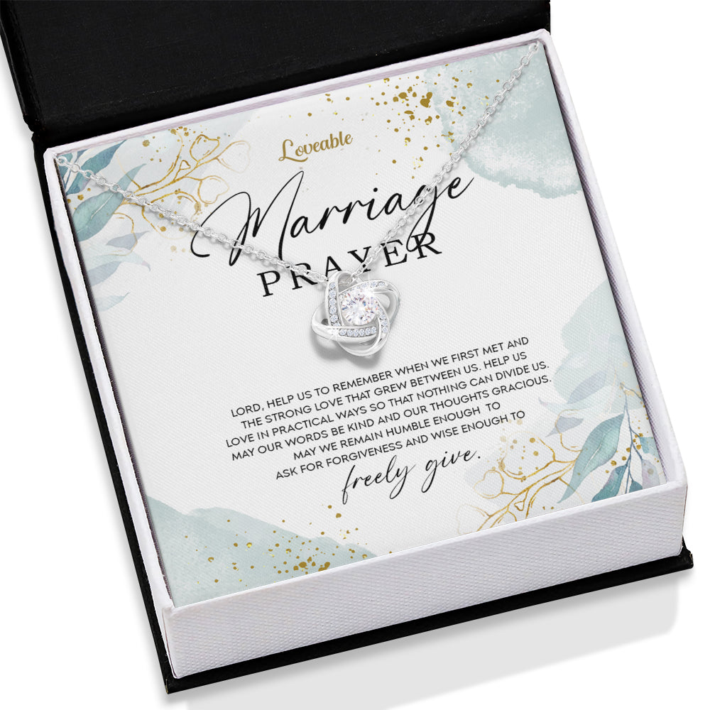 Marriage Prayer Personalized Necklace