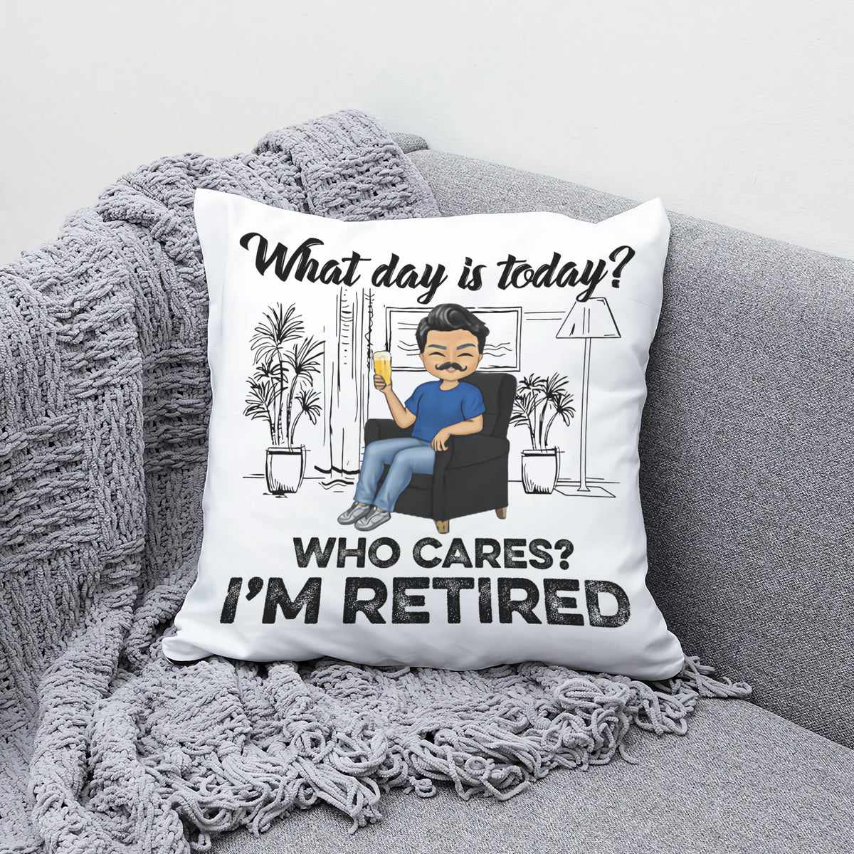 retirement gifts pillow
