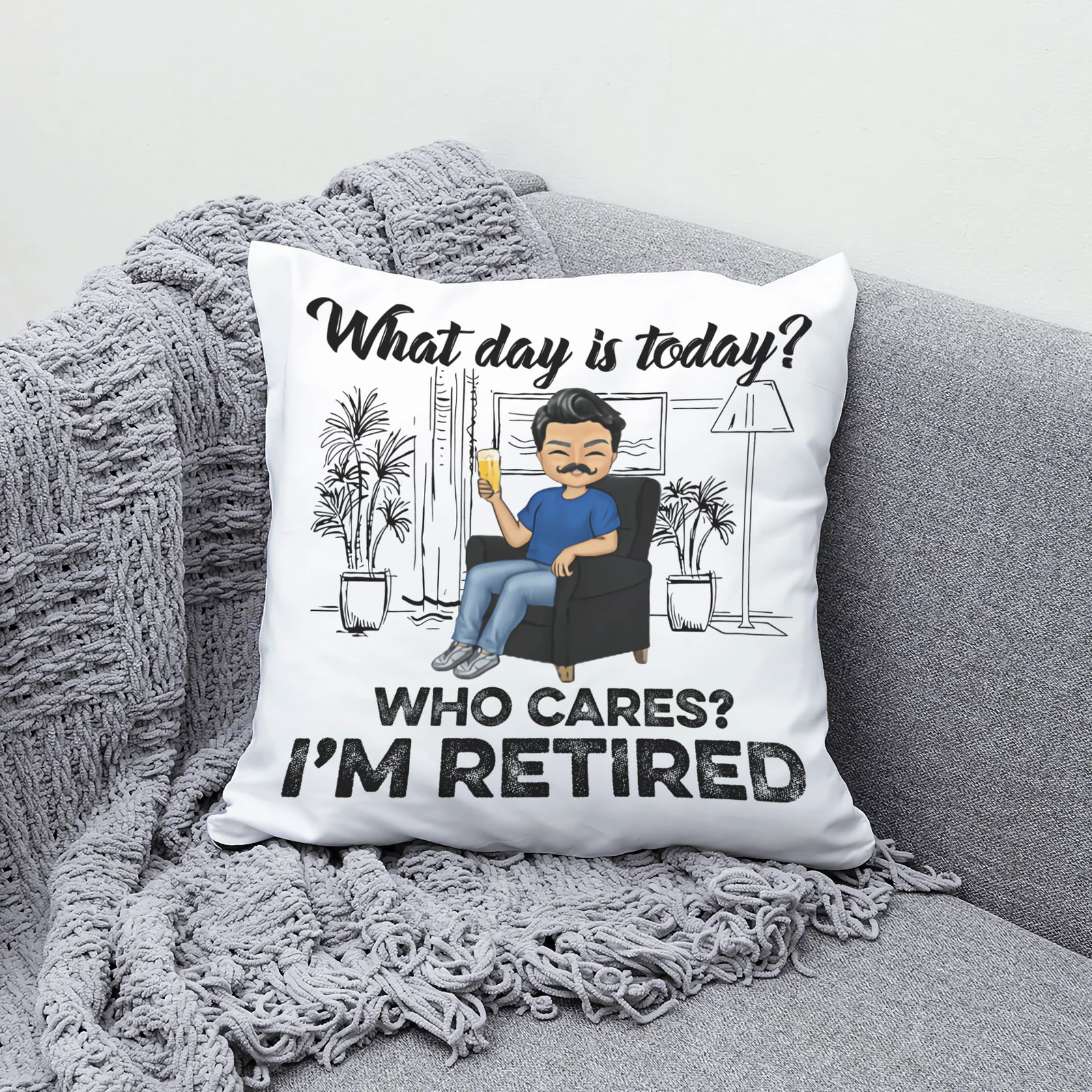 retirement gifts pillow