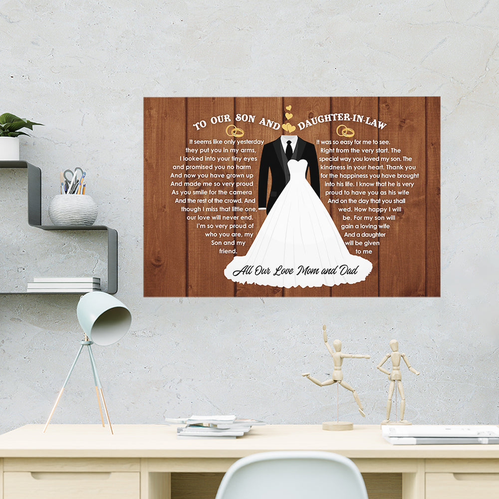 Son and Daughter in law wedding gifts