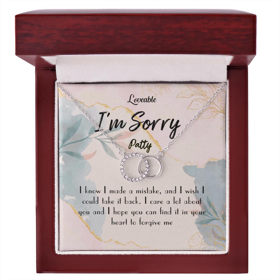 "I Made a Mistake" Keychain | Unique Apology Gift for Her