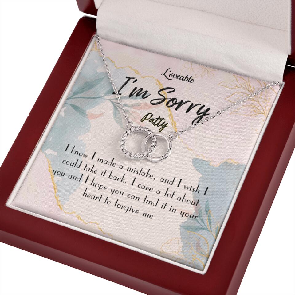 "I Made a Mistake" Keychain | Unique Apology Gift for Her