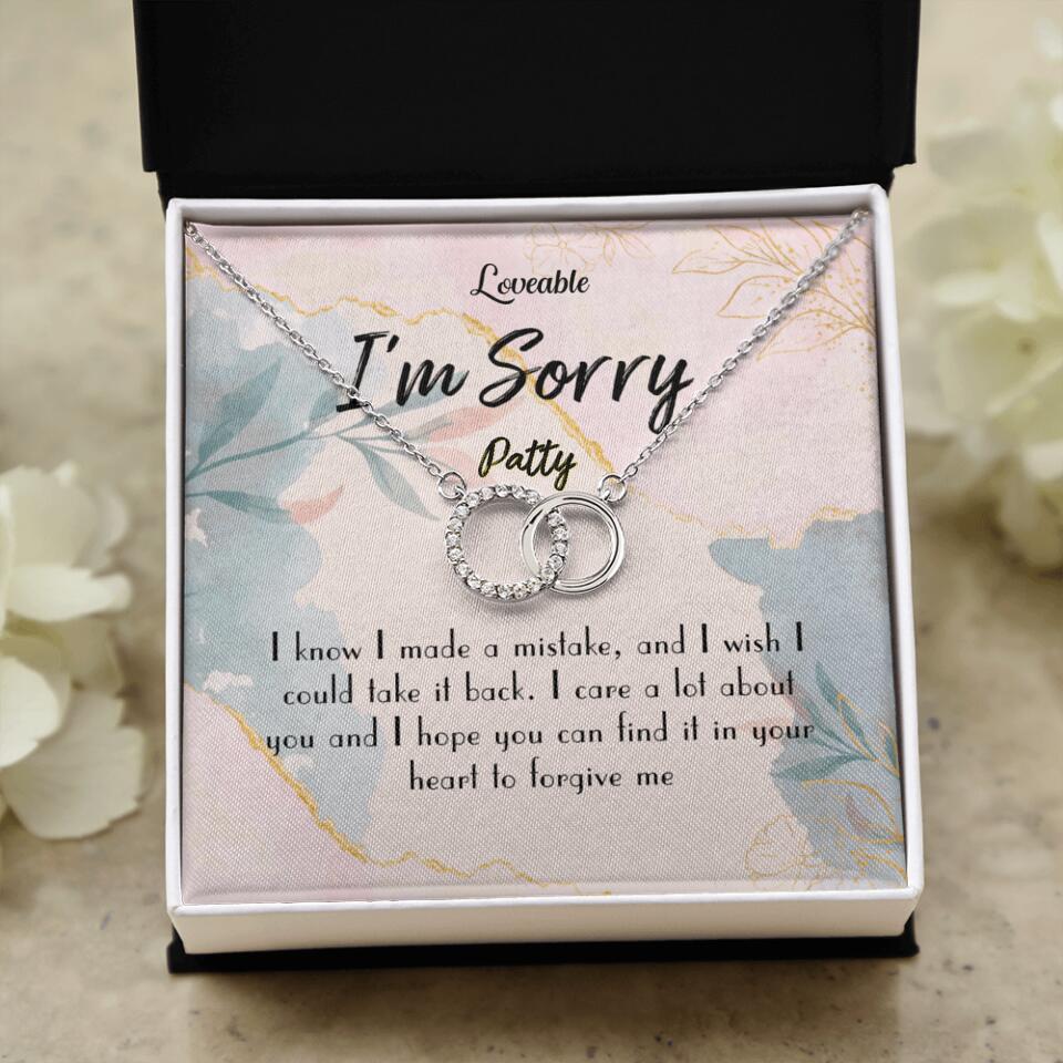 "I Made a Mistake" Keychain | Unique Apology Gift for Her