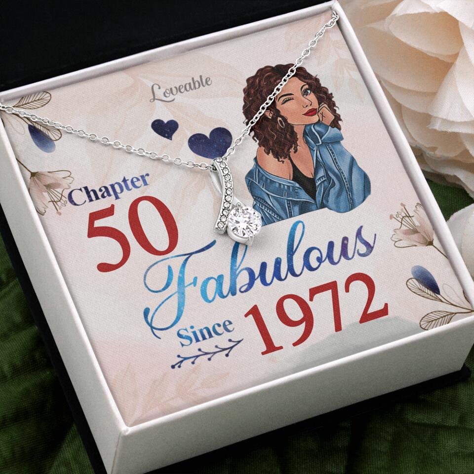 Chapter Of Fabulous Custom Necklace Birthday Gift For Her