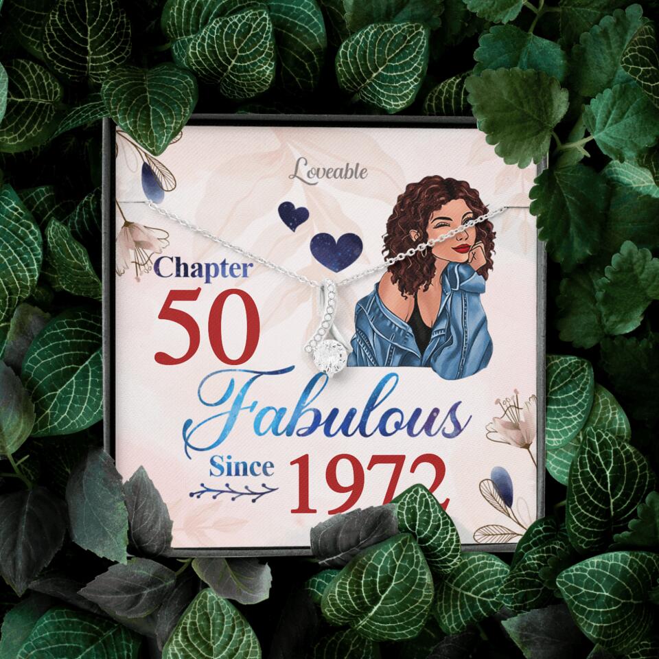 Chapter Of Fabulous Custom Necklace Birthday Gift For Her